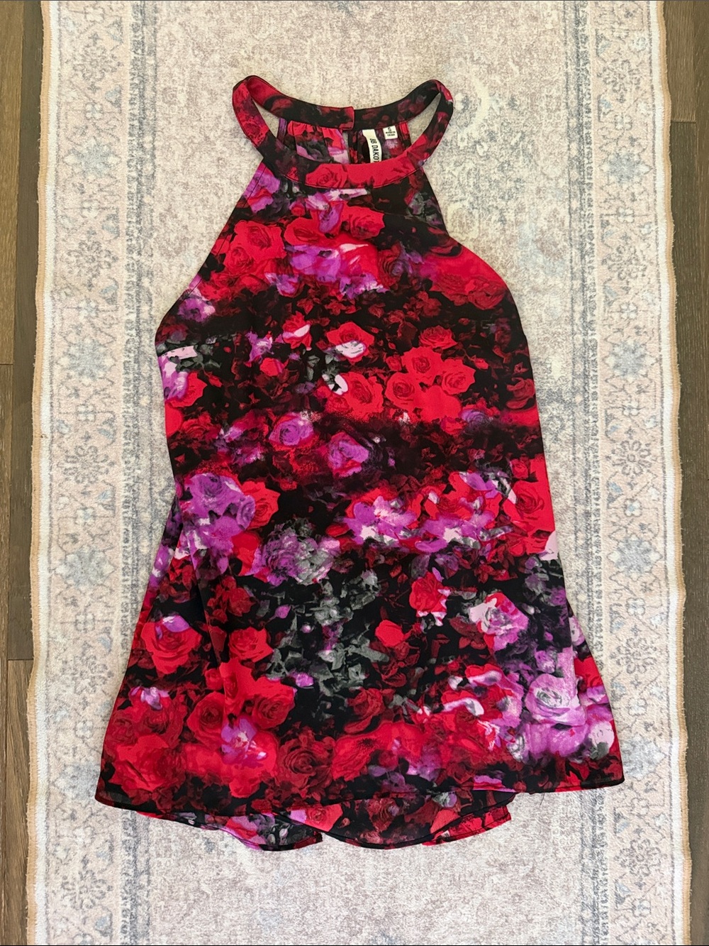 BB Dakota Floral Open Back Halter